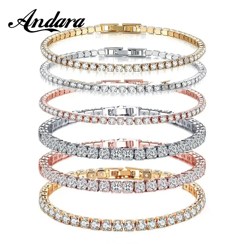 Tennis Bracelet Cubic - Bransoletka tenisowa ze srebra próby 925