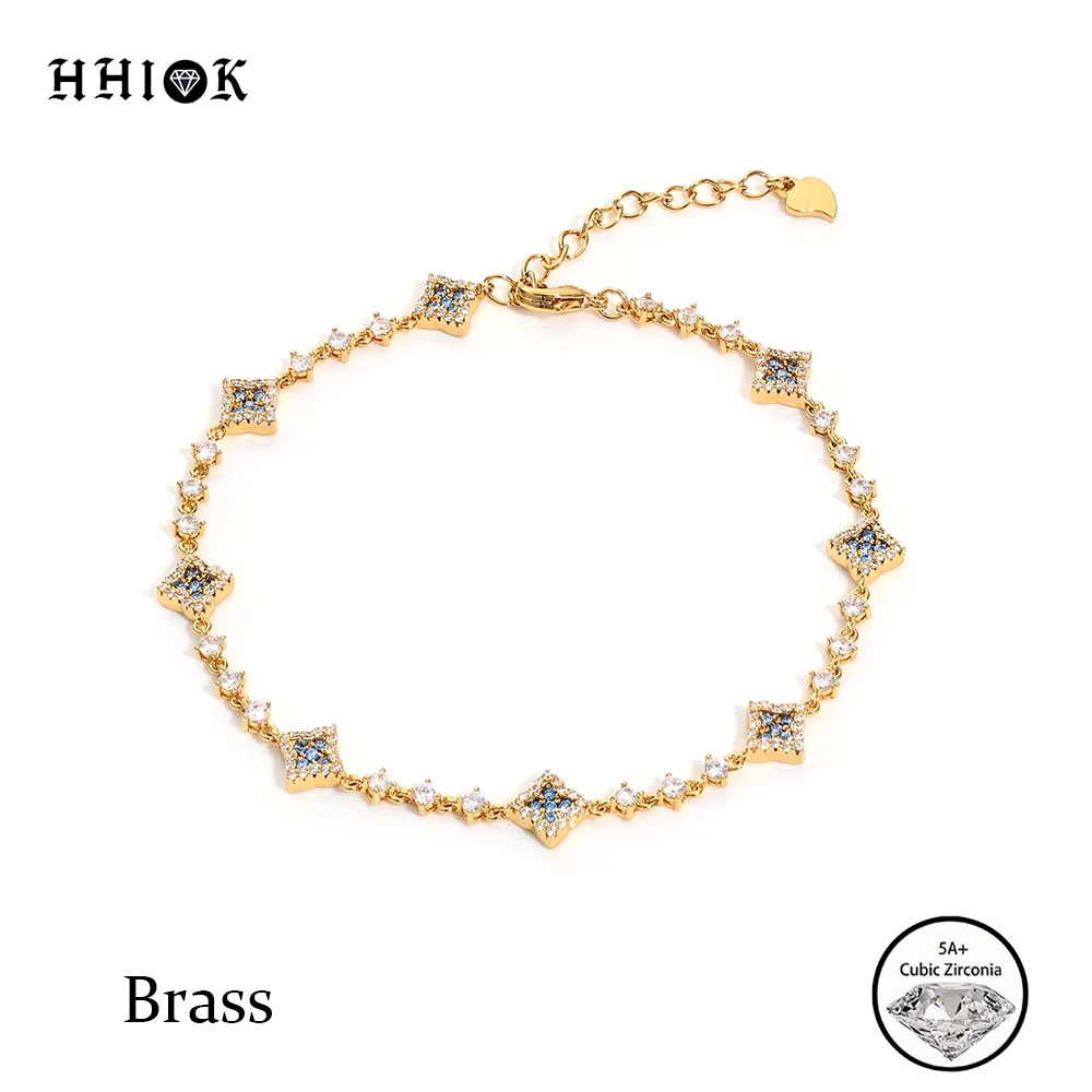 Tennis Bracelet Cubic - Bransoletka tenisowa HHIOK z miedzią i