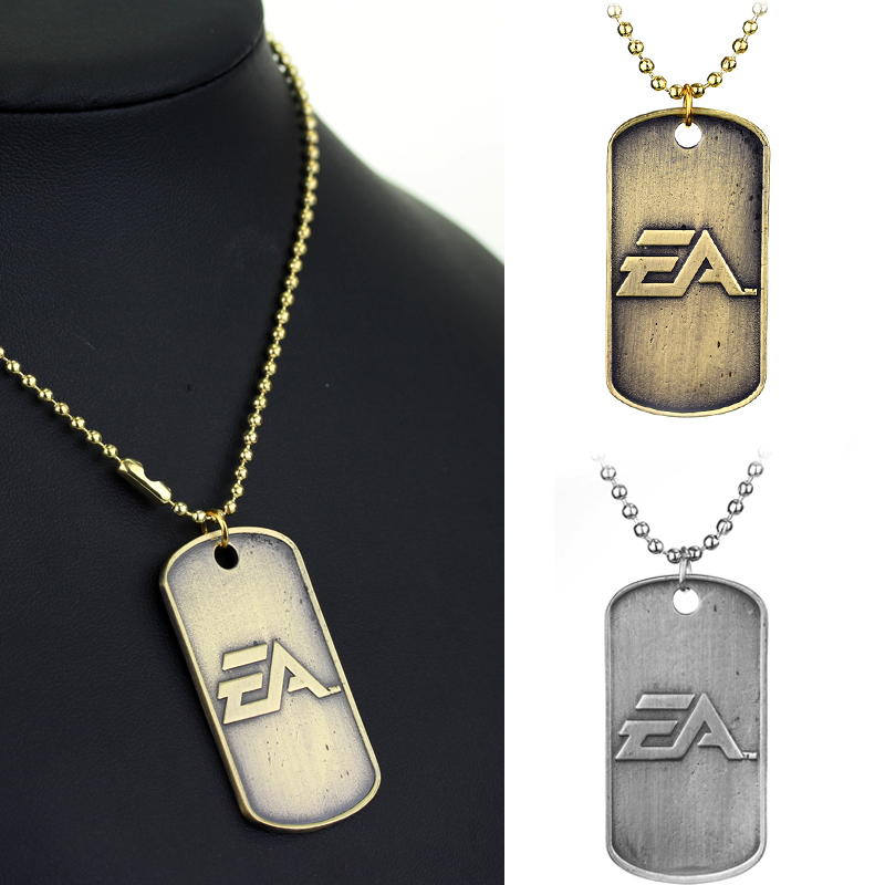Mens Dog Tag Necklace - BF4 Battlefield 4 naszyjniki moda nieśmiertelnik