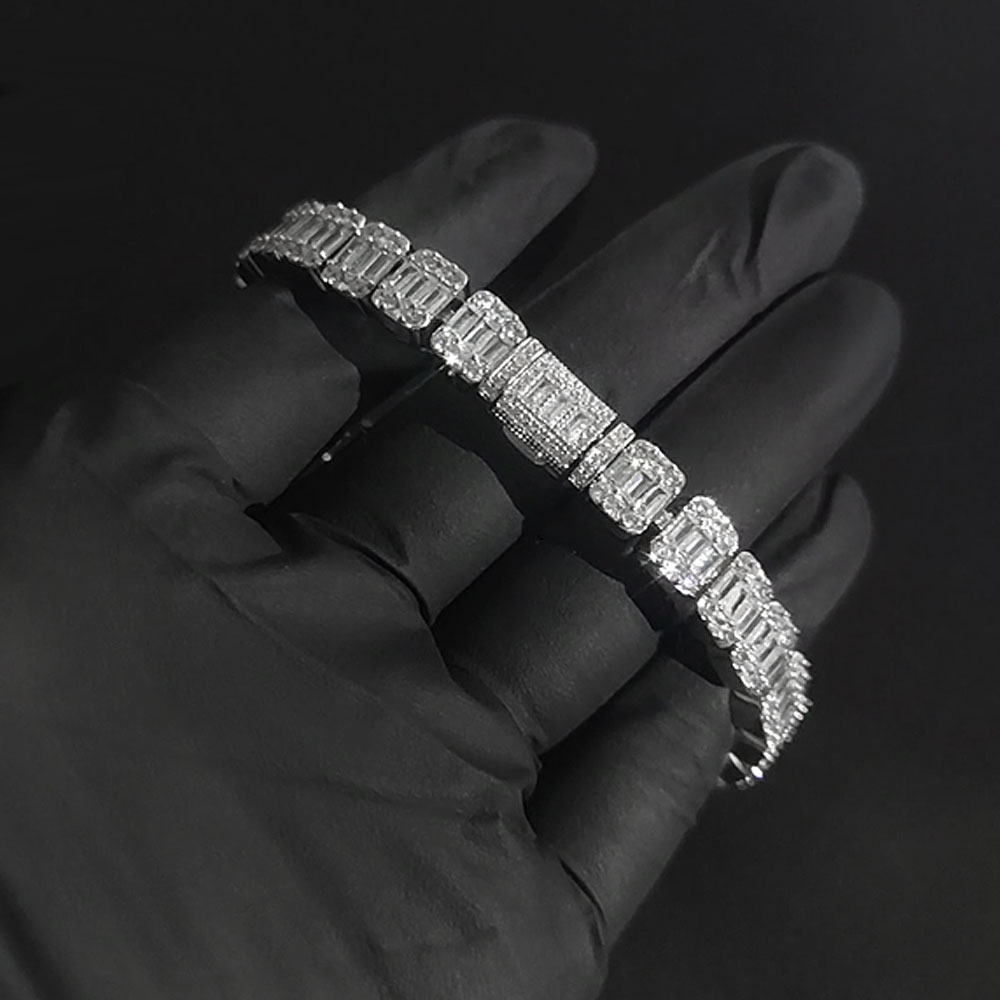 Tennis Bracelet Cubic - Bransoletka tenisowa NY 8mm, hip-hopowa, z