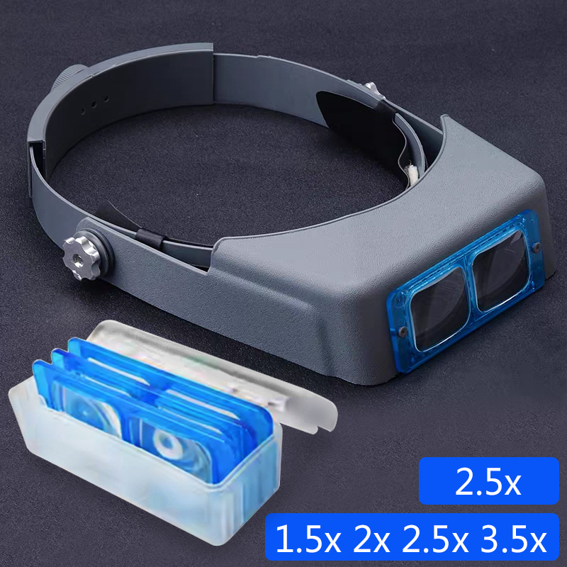 Jewelry Eyewear Watches & Accessories - Profesjonalna lupa nagłowna 1.5X2X2.5X3.5X, lupa powiększająca