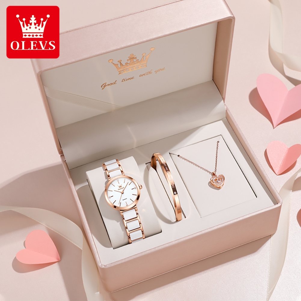 Jewellery Watches - OLEVS Damski Zegarek 5877 Luksusowy Elegancki