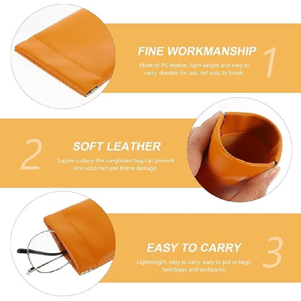 Jewelry Eyewear Watches & Accessories - 3-pakowe etui z PU skóry, przenośna