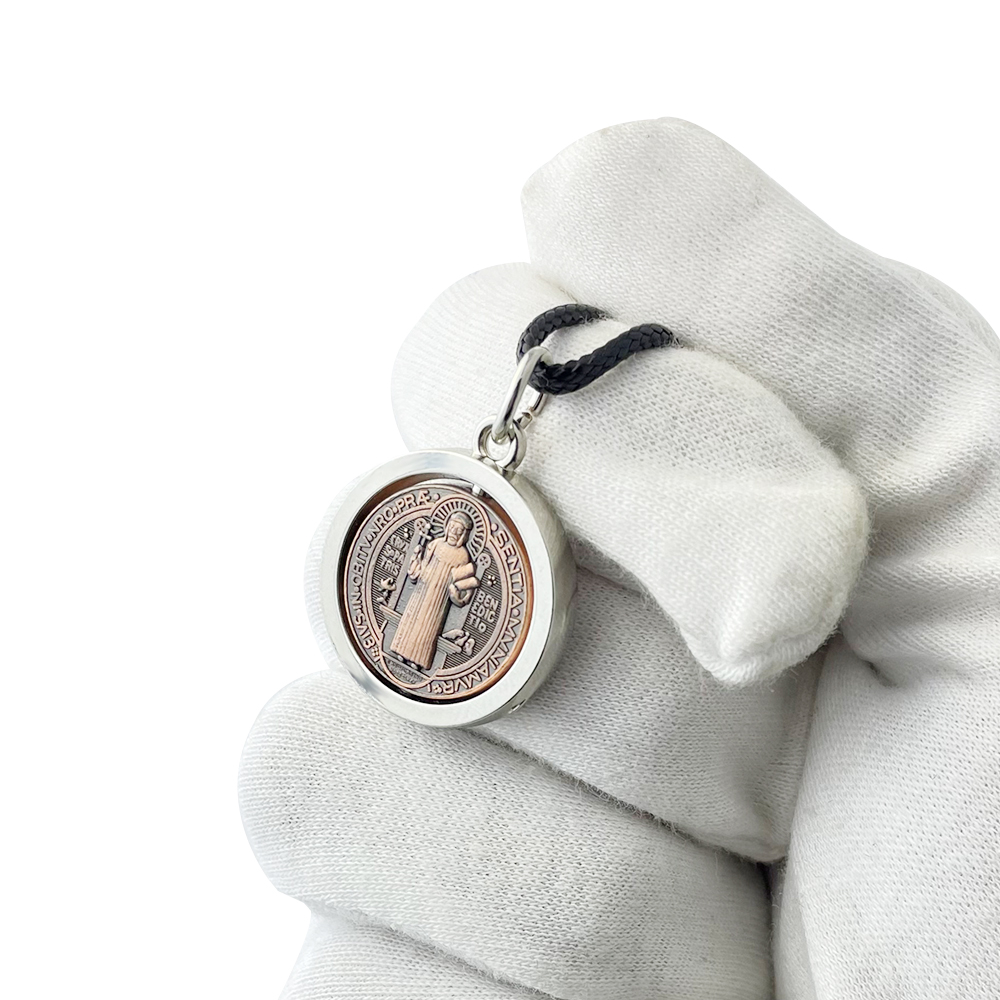 Jewelry & Watches Store - Nowy Medalik Świętego Benedykta Naszyjnik Katolicki