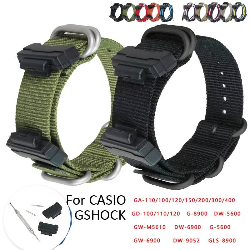 Casio Watch G-Shock Dw-5600 - Nylonowy pasek do zegarka Casio G-SHOCK,