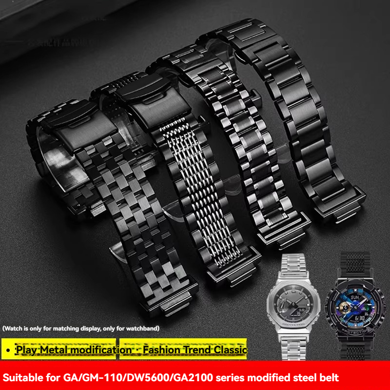 Casio Watch G-Shock Dw-5600 - Zmodyfikowany pasek do zegarka ze stali