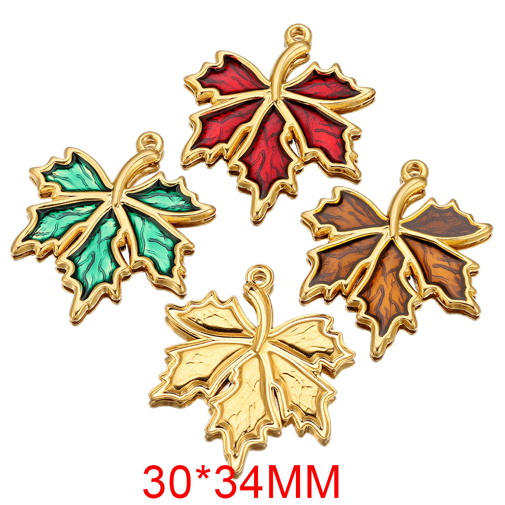 Drop Earrings - 3 SZT. Zawieszki ze Stali Nierdzewnej