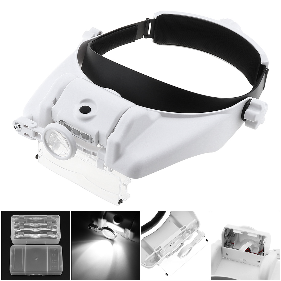Jewelry Eyewear Watches & Accessories - Regulowana lupa do okularów z opaską