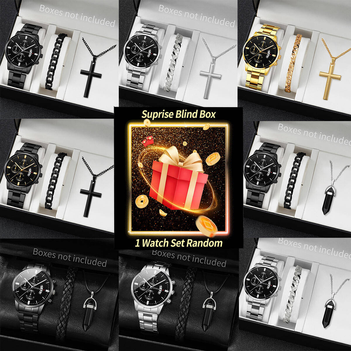 Jewellery Watches - Zegarek niespodzianka w pudełku - 3