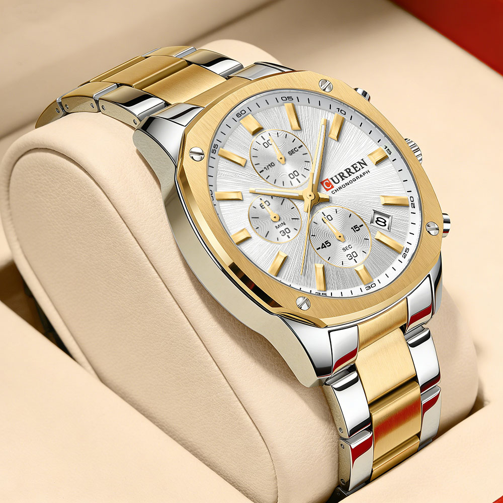 Jewellery Watches - CURREN Nowoczesny męski zegarek sportowy 42