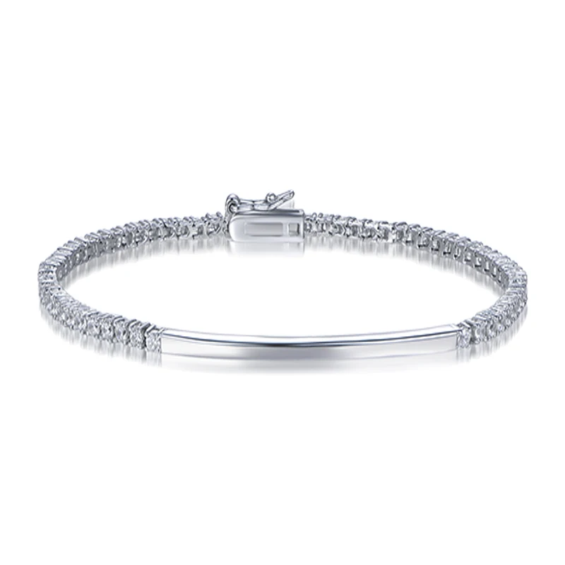 Tennis Bracelet Cubic - TKJ 925 srebrne ułożone bransoletki tenisowe
