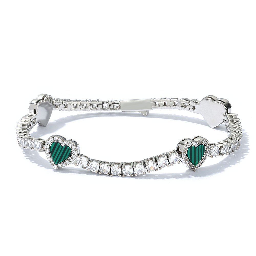 Tennis Bracelet Cubic - ESKEEM Popularna Kolorowa Bransoletka Tenisowa w