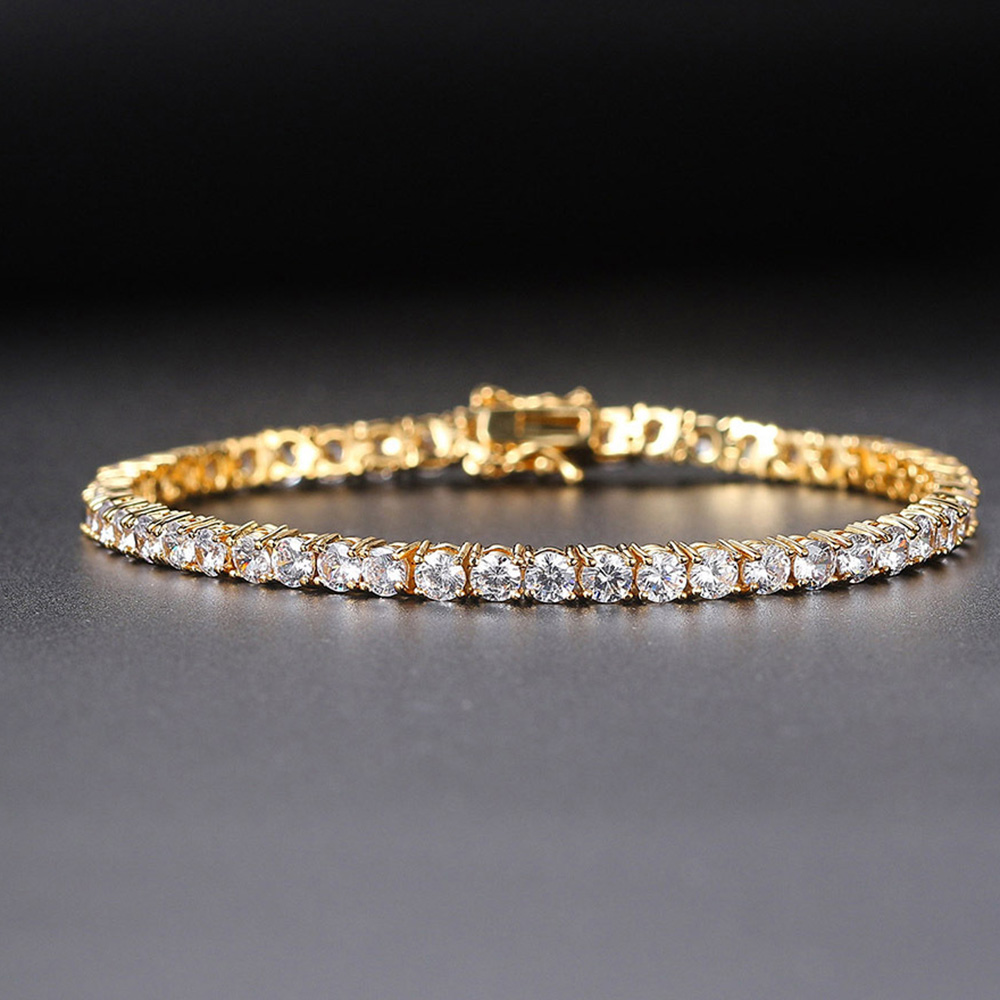 Solidny srebrny łańcuszek z dr – Tennis Bracelet Cubic recenzja i cena