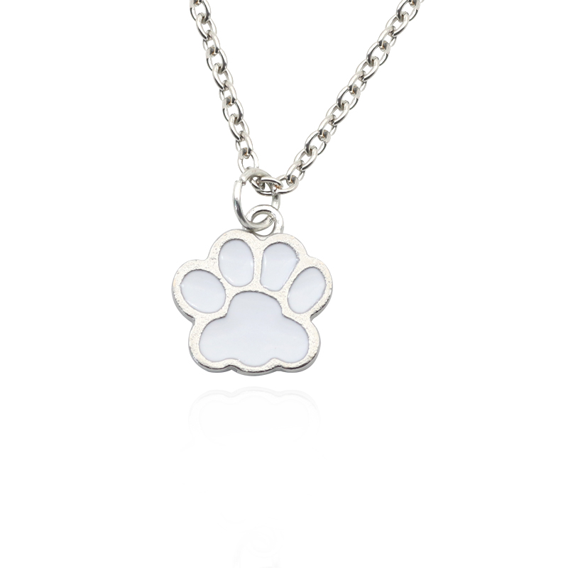 Moda psia łapa odcisk łapy kot – Mens Dog Tag Necklace recenzja i cena