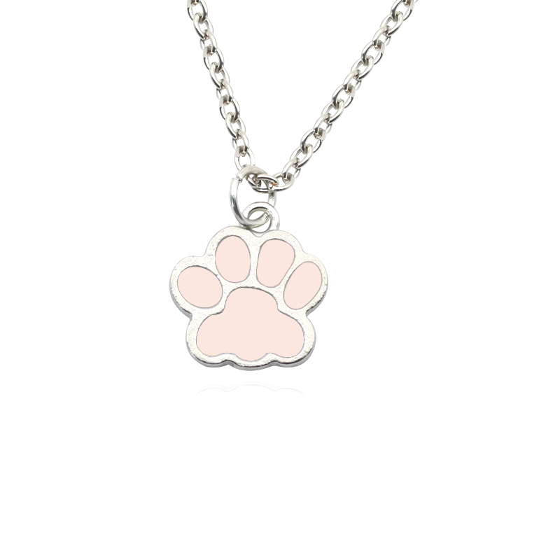 Moda psia łapa odcisk łapy kot – Mens Dog Tag Necklace recenzja i cena