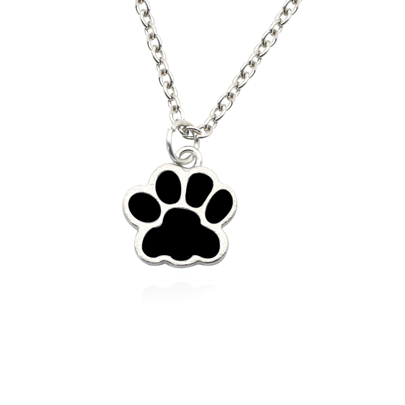Moda psia łapa odcisk łapy kot – Mens Dog Tag Necklace recenzja i cena
