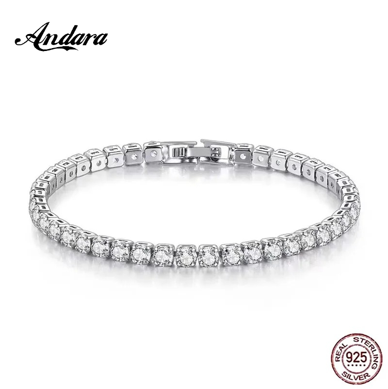 Bransoletka tenisowa ze srebra – Tennis Bracelet Cubic recenzja i cena