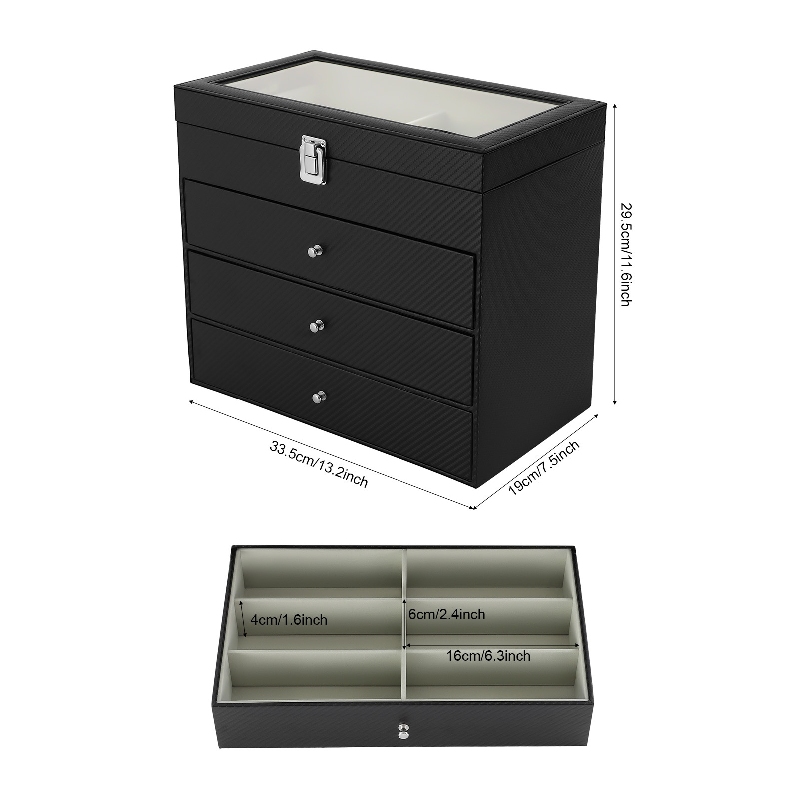 Pudełko na okulary, organizer  – Jewelry Eyewear Watches & Accessories recenzja i cena
