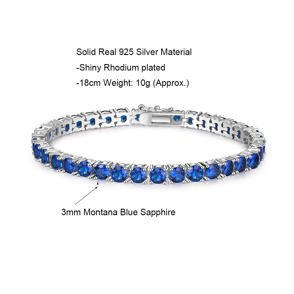Czysta srebrna bransoletka ten – Tennis Bracelet Cubic recenzja i cena