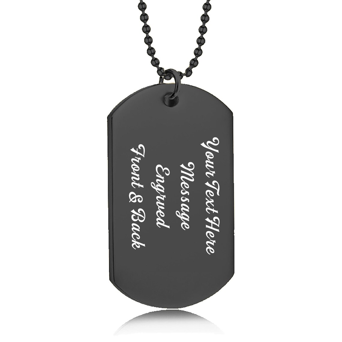 Spersonalizowane identyfikator – Mens Dog Tag Necklace recenzja i cena
