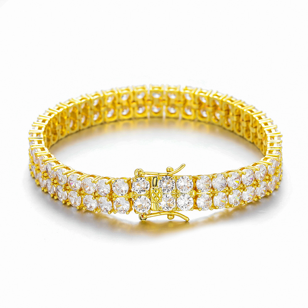 2-rzędowa bransoletka z łańcus – Tennis Bracelet Cubic recenzja i cena