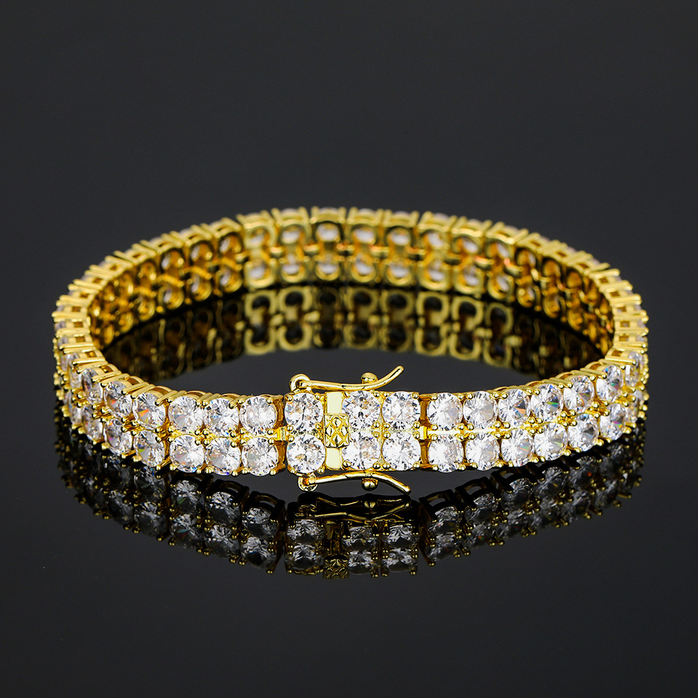 2-rzędowa bransoletka z łańcus – Tennis Bracelet Cubic recenzja i cena