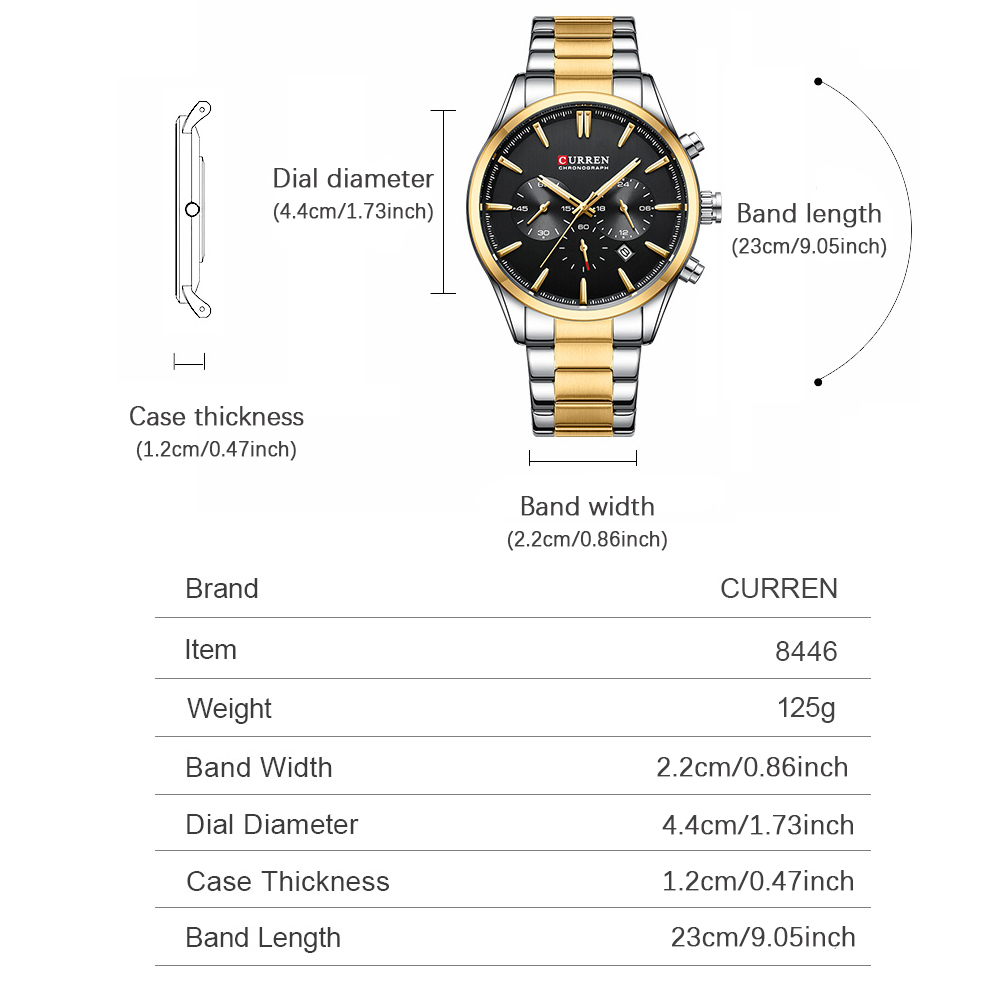 CURREN Casual Quartz Chrono Sp – Jewellery Watches recenzja i cena