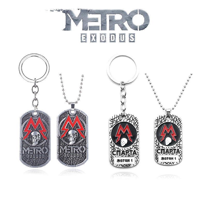 Gra Metro Exodus 2033 brelok k – Mens Dog Tag Necklace recenzja i cena