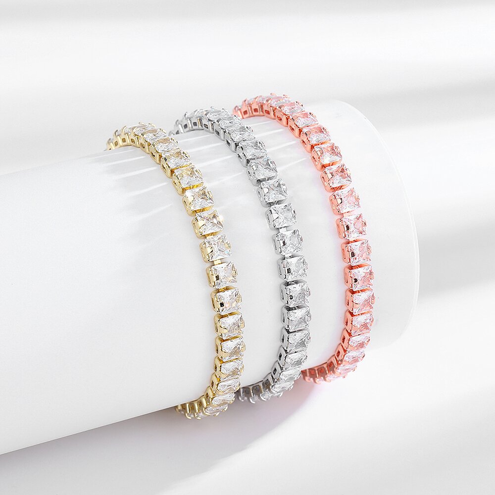 Bransoletka tenisowa ze srebra – Tennis Bracelet Cubic recenzja i cena