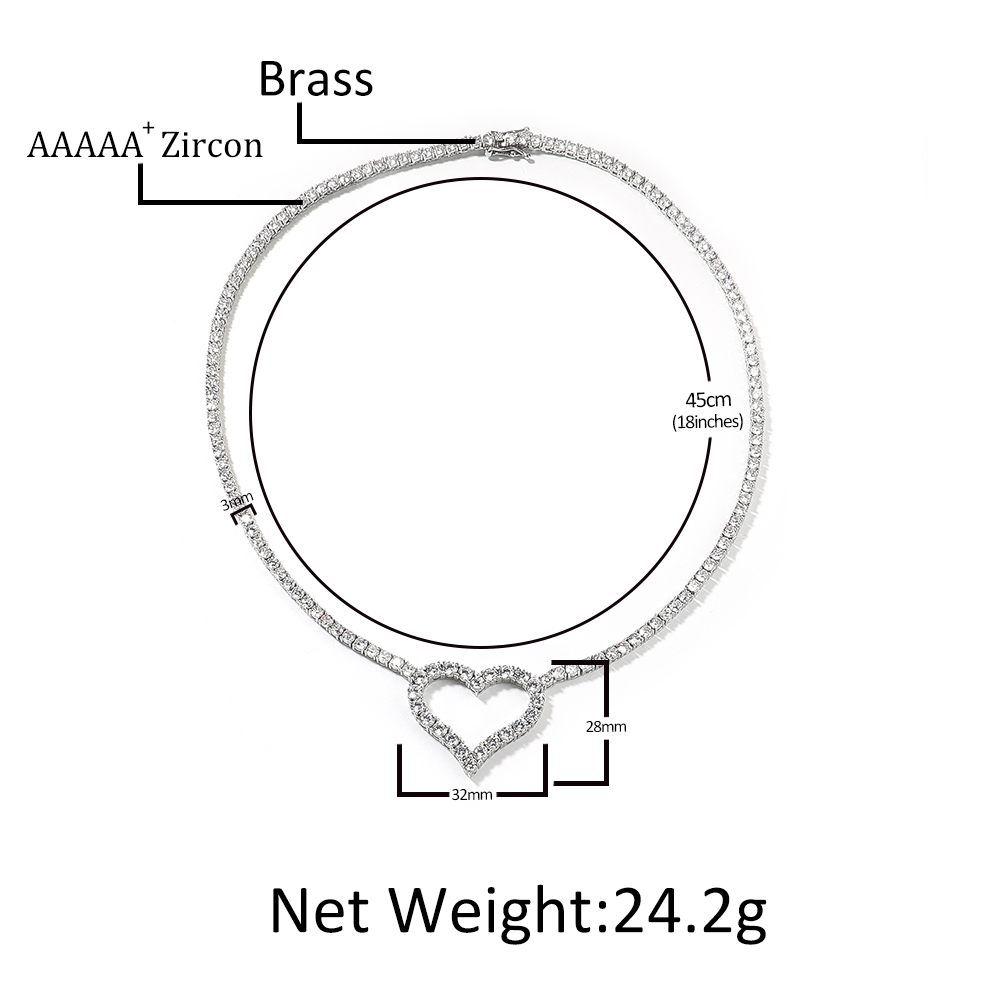 Łańcuszek tenisowy Uwin 3mm z  – Tennis Bracelet Cubic recenzja i cena