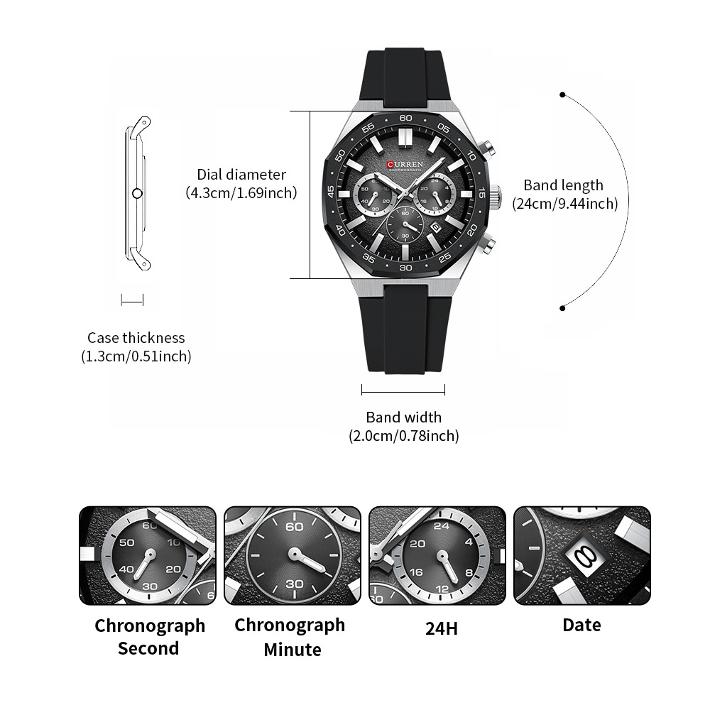 CURREN Modny Męski Zegarek Spo – Jewellery Watches recenzja i cena