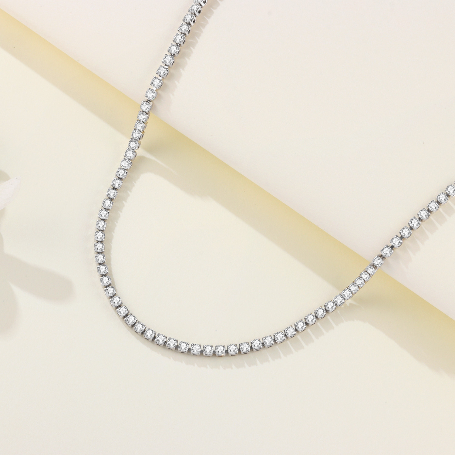 Orstarry S925 Srebrny Naszyjni – Tennis Bracelet Cubic recenzja i cena