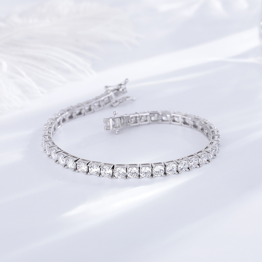 YLMyself 925 srebrna bransolet – Tennis Bracelet Cubic recenzja i cena