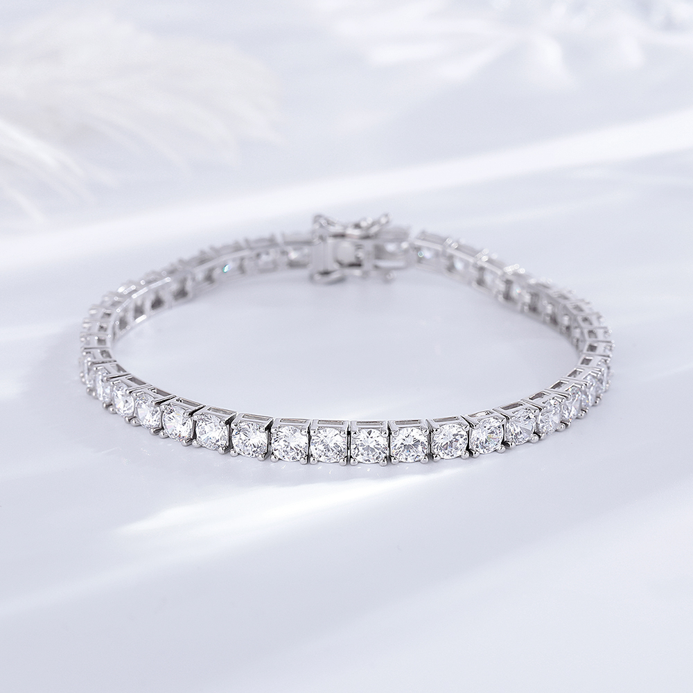 YLMyself 925 srebrna bransolet – Tennis Bracelet Cubic recenzja i cena