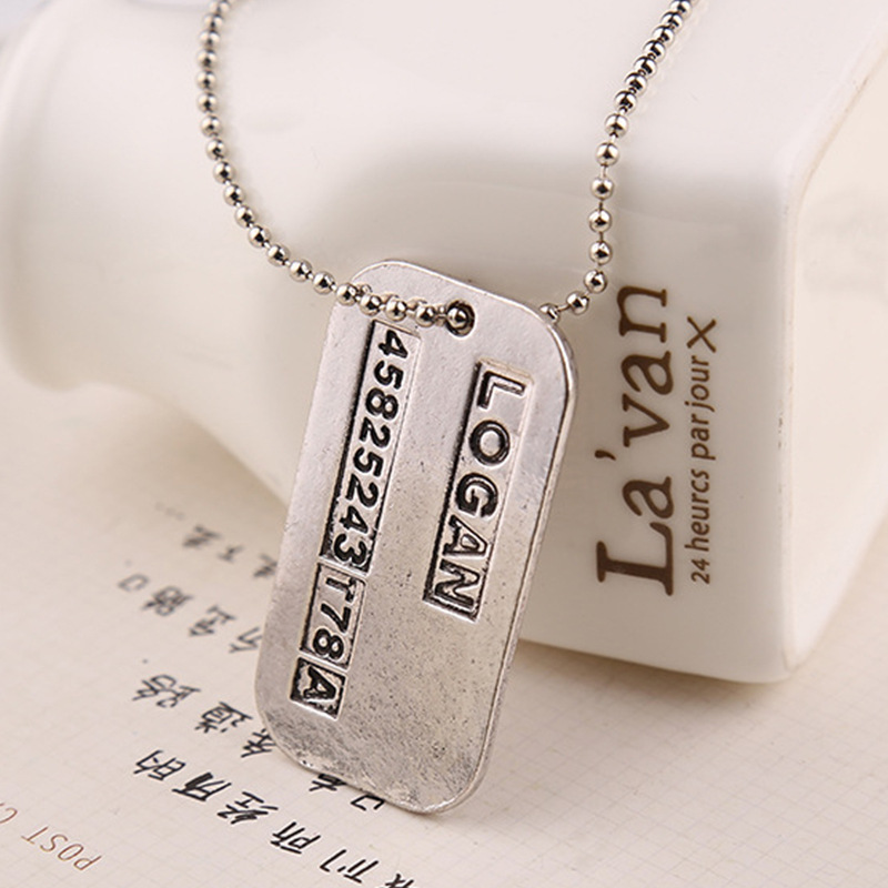X mężczyźni naszyjnik Logan Hu – Mens Dog Tag Necklace recenzja i cena